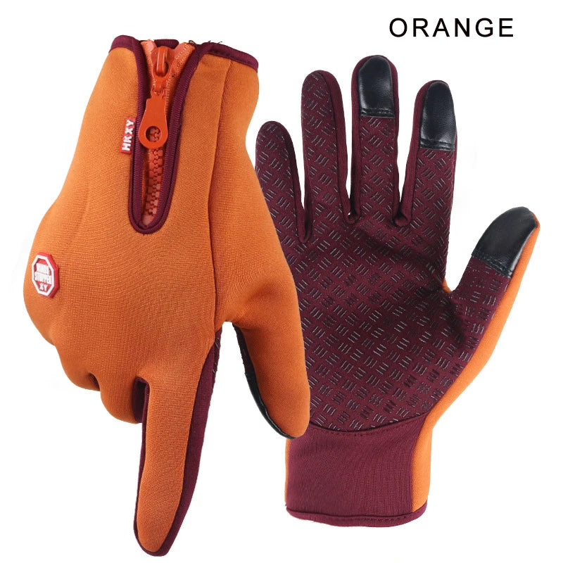 New Winter Gloves Men Women Touch Cold Waterproof Motorcycle Cycle Gloves Male Outdoor Sports Plus Velvet Warm Running Ski Glove - Image 8