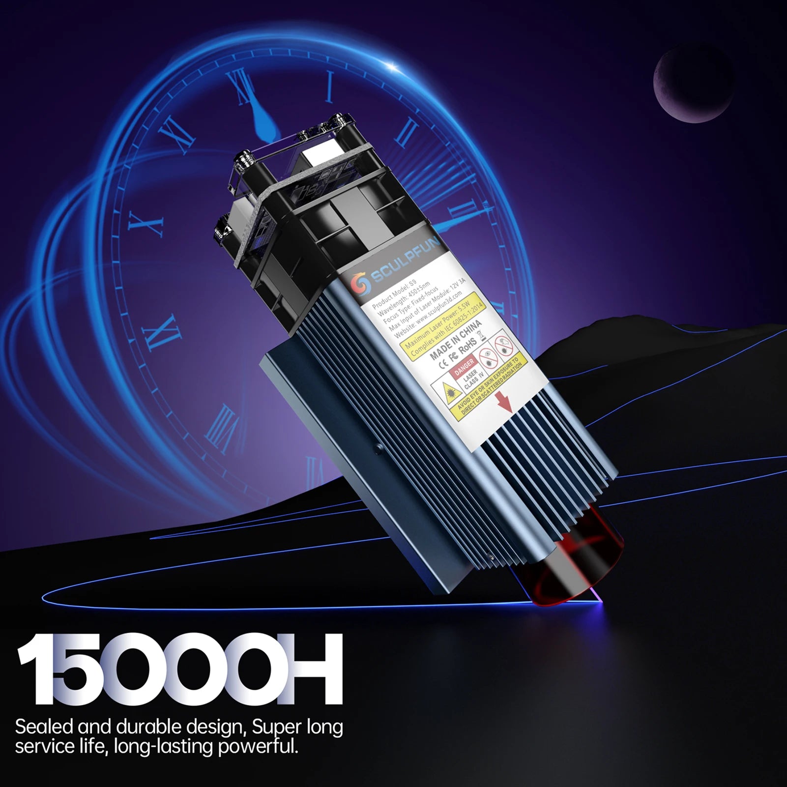 SCULPFUN S9 90W Effect Laser Engraving Machine Ultra-thin Laser Beam Shaping Technology Acrylic Engraver Cut Machine 410x420mm - Image 8