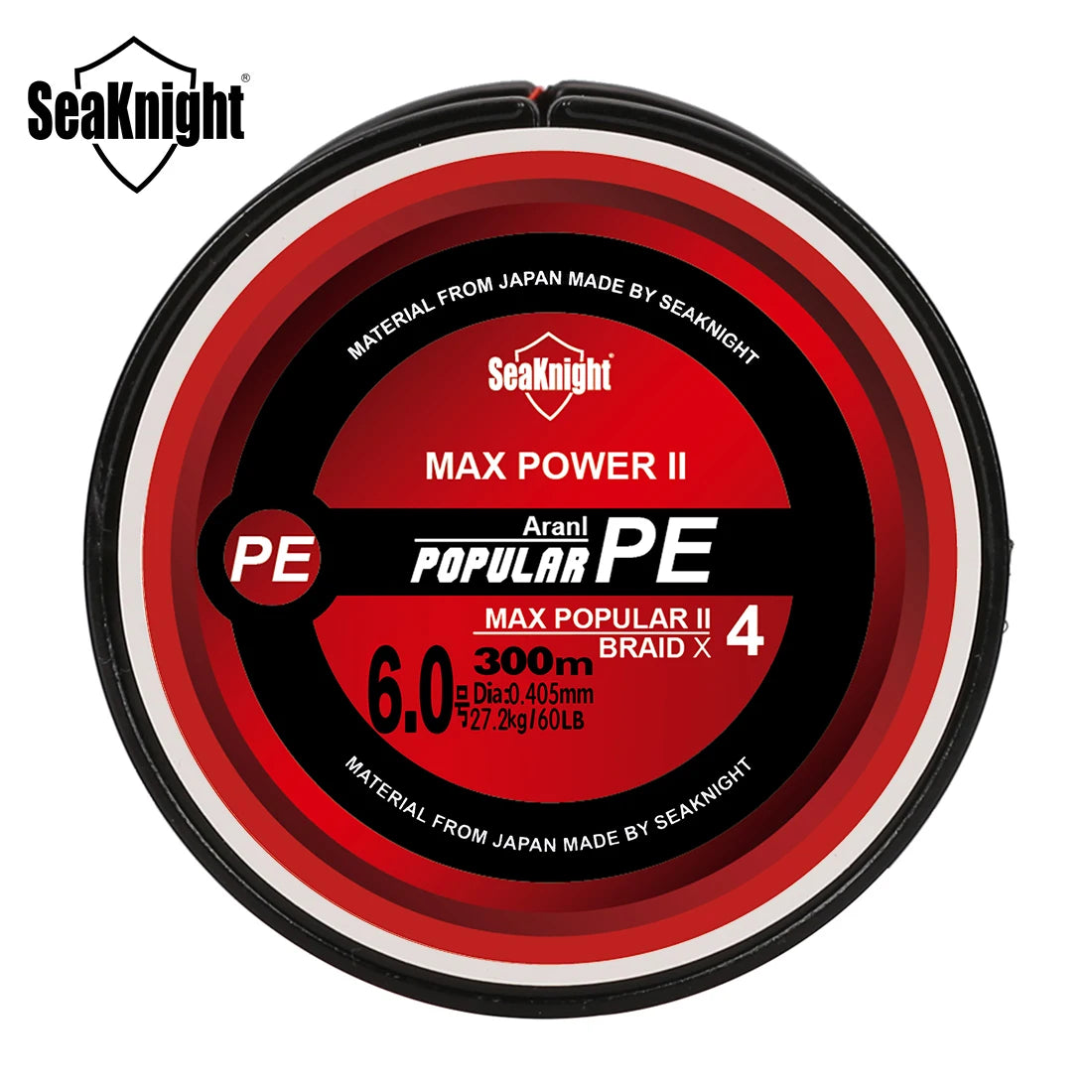 SeaKnight TriPoseidon Series 4 Strands 300M PE Braided Fishing Line (8-60LB) - Smooth Carp Multifilament - Image 14