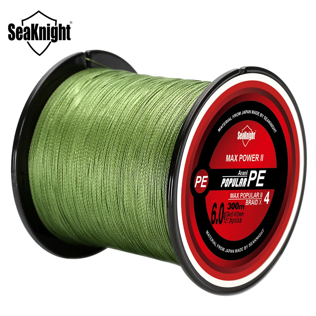 SeaKnight TriPoseidon Series 4 Strands 300M PE Braided Fishing Line (8-60LB) - Smooth Carp Multifilament - Image 10