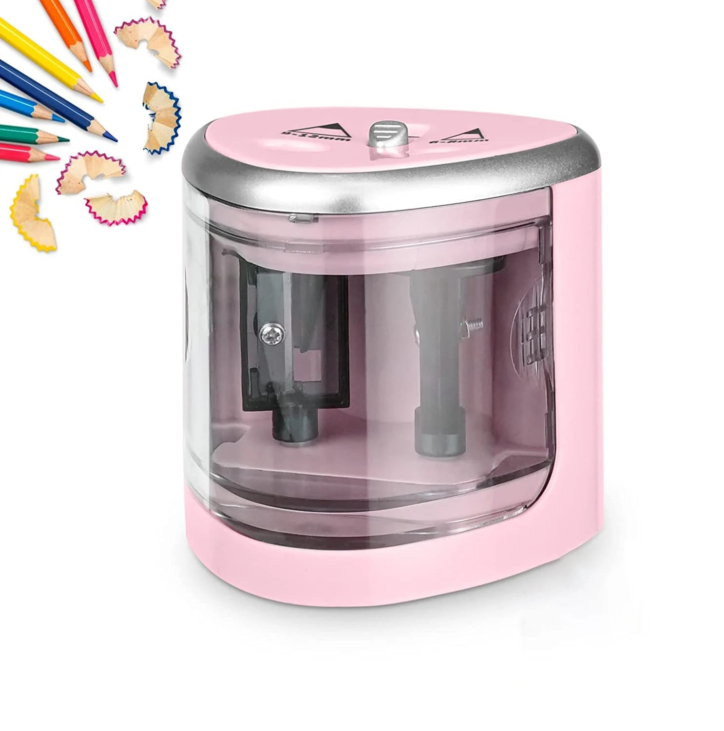 Tenwin New Two-hole Electric Automatic Pencil Sharpener Switch Pencil Sharpener Home Office School Supplies Stationery Art - Image 9
